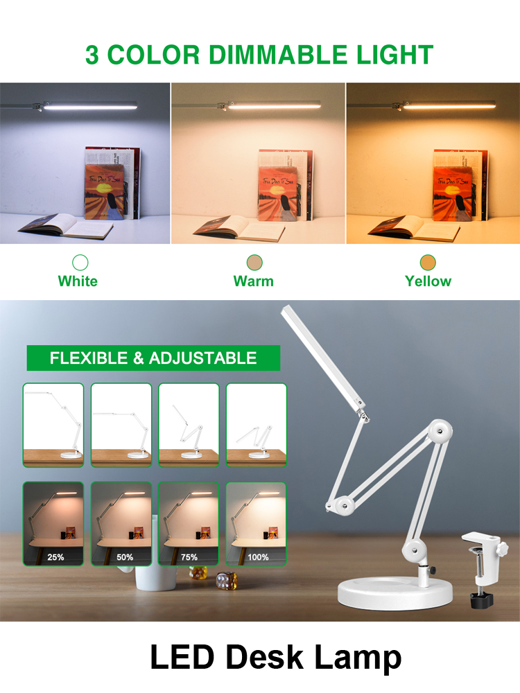 EOOKU EU/US 12V Table Lamp wit - Home Office Work Table avis et prix
