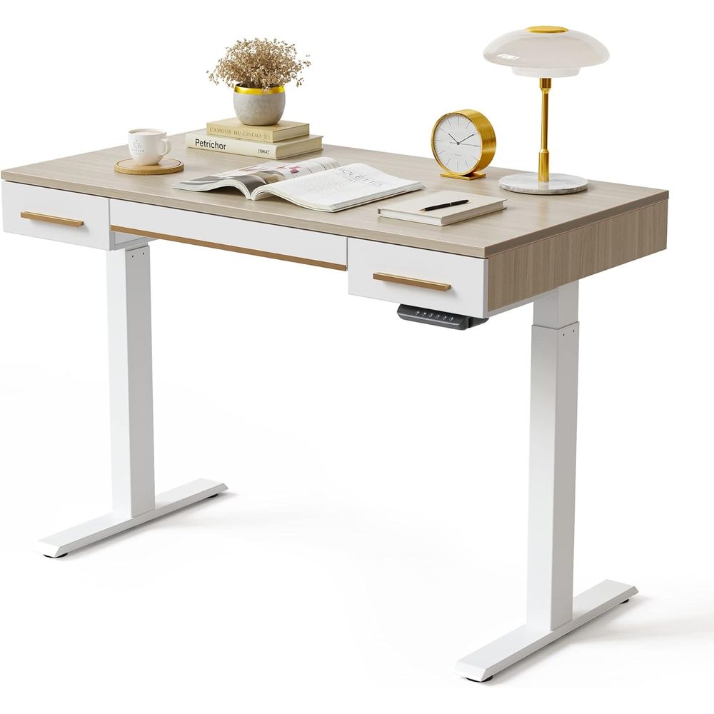Electric Standing Desk, 3 Draw - Home Office Free avis et prix