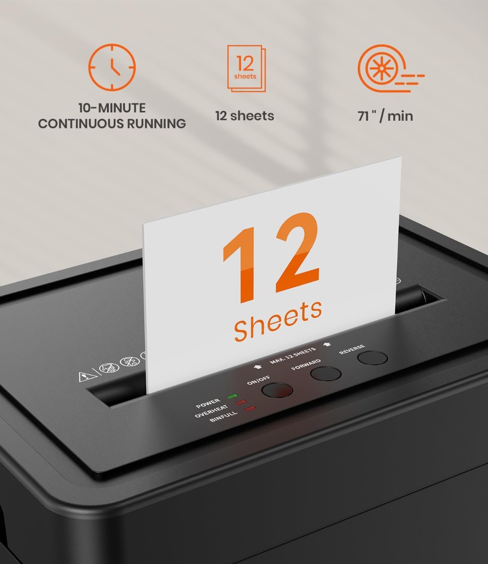 Micro-Cut Paper Shredder P-4,  - Home Office Shed avis et prix