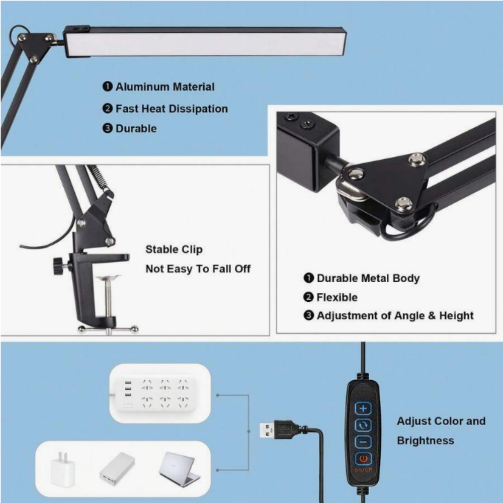 LED Desk Lamp For Home,Reading - Desk Lamp Led avis et prix