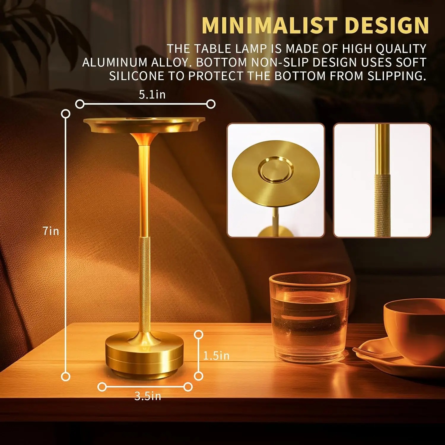 GGbingo Alloy Table Lamp Bedro - Desk Lamp Led avis et prix