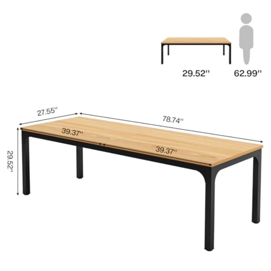 78.7 Inches Extra Long Compute - Home Office Free avis et prix