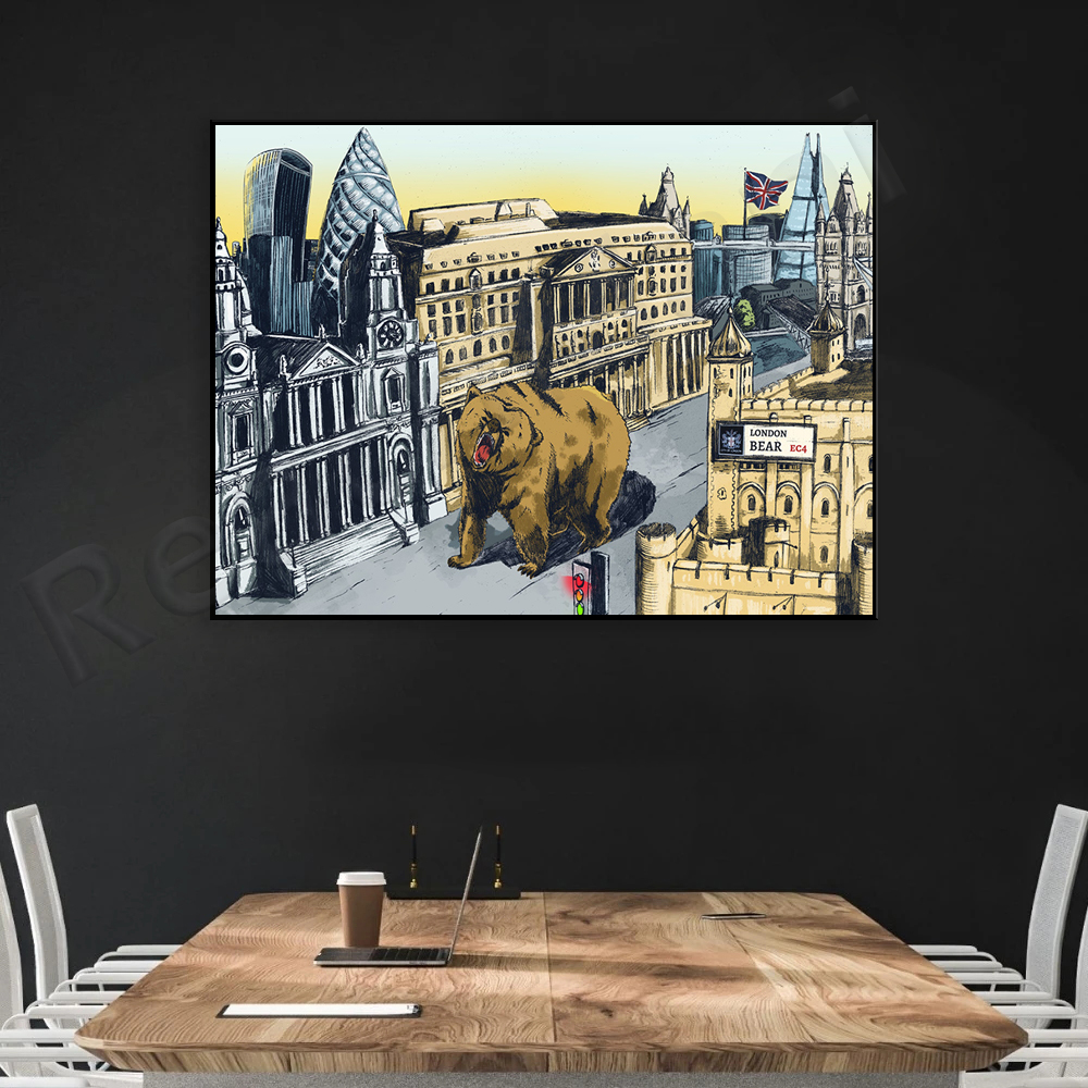 Stock Market Poster | The City - Home Office Of London avis et prix