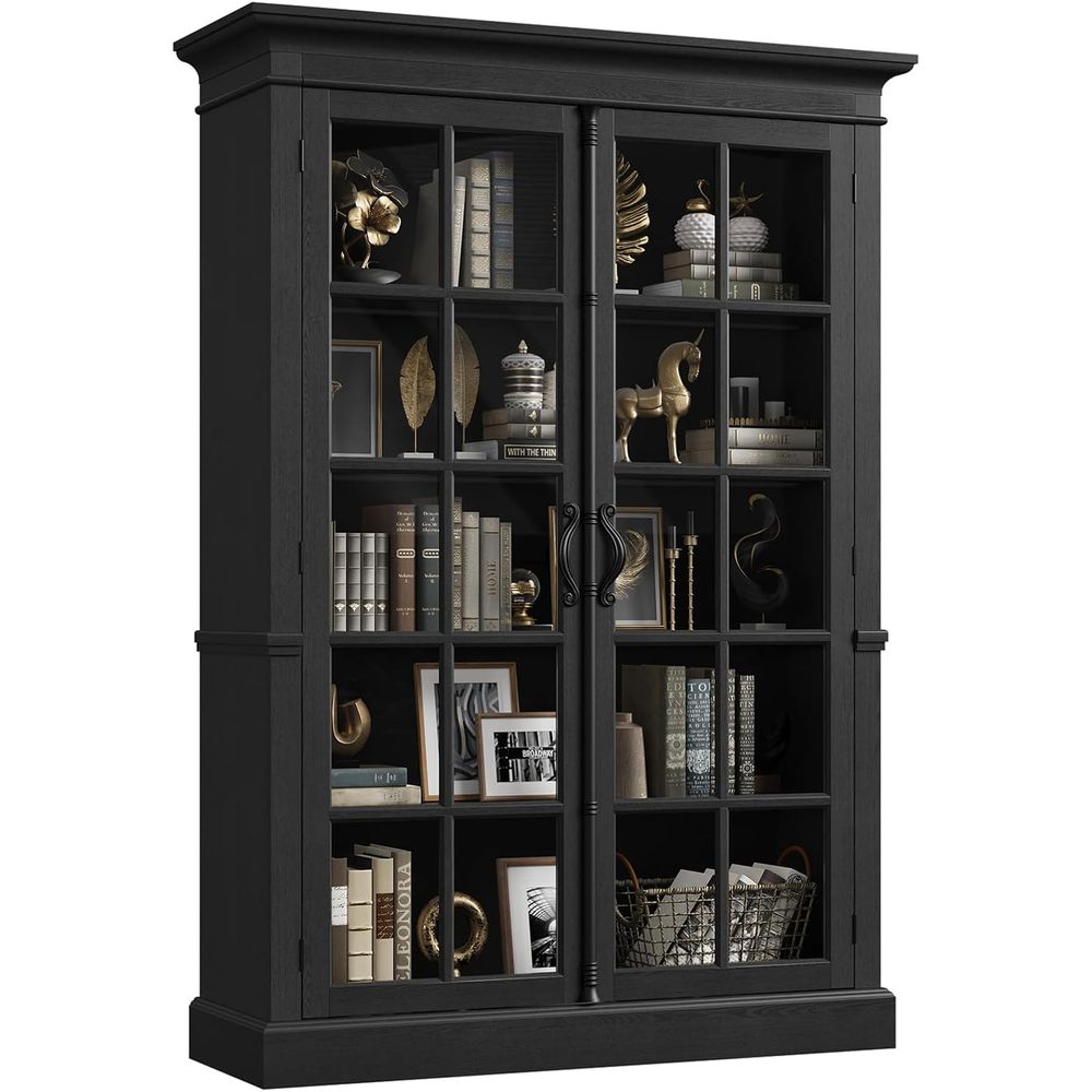 65 Tall Display Cabinet with A - Home Office Free avis et prix