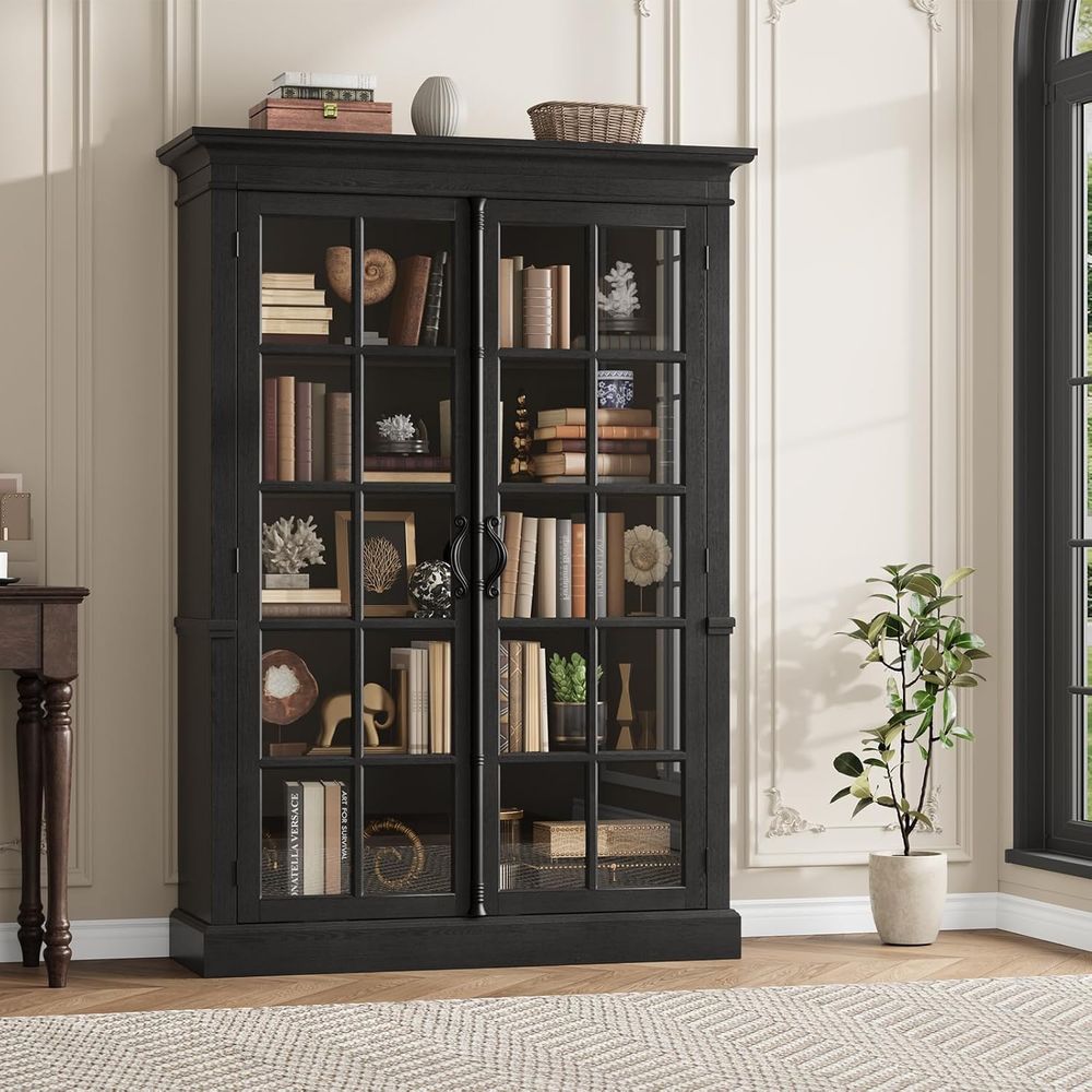 65 Tall Display Cabinet with A - Home Office Free avis et prix