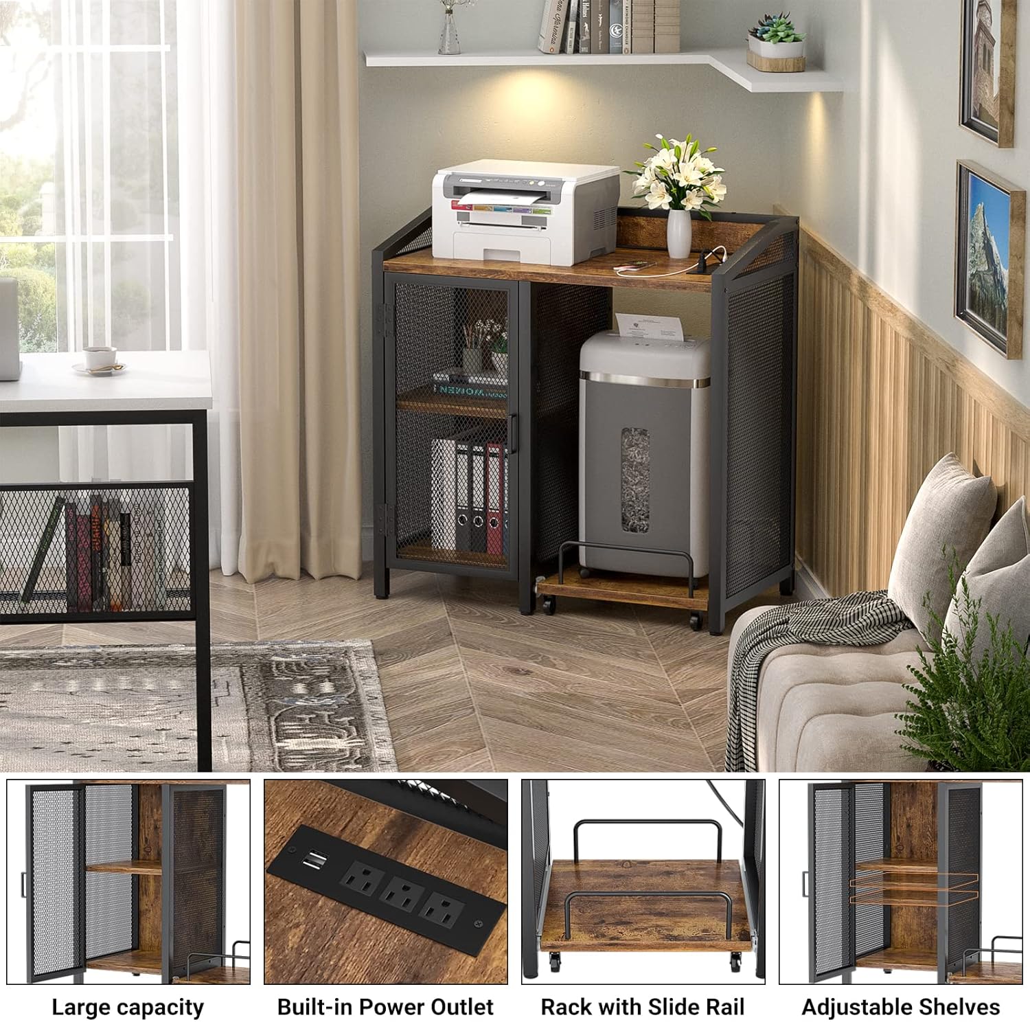 3-Tier Lateral File Cabinet wi - Home Office Shed avis et prix