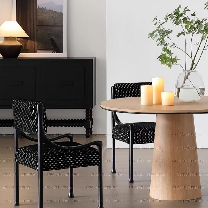 Luxury Black Dining Chair Mini - Home Office Japandi avis et prix