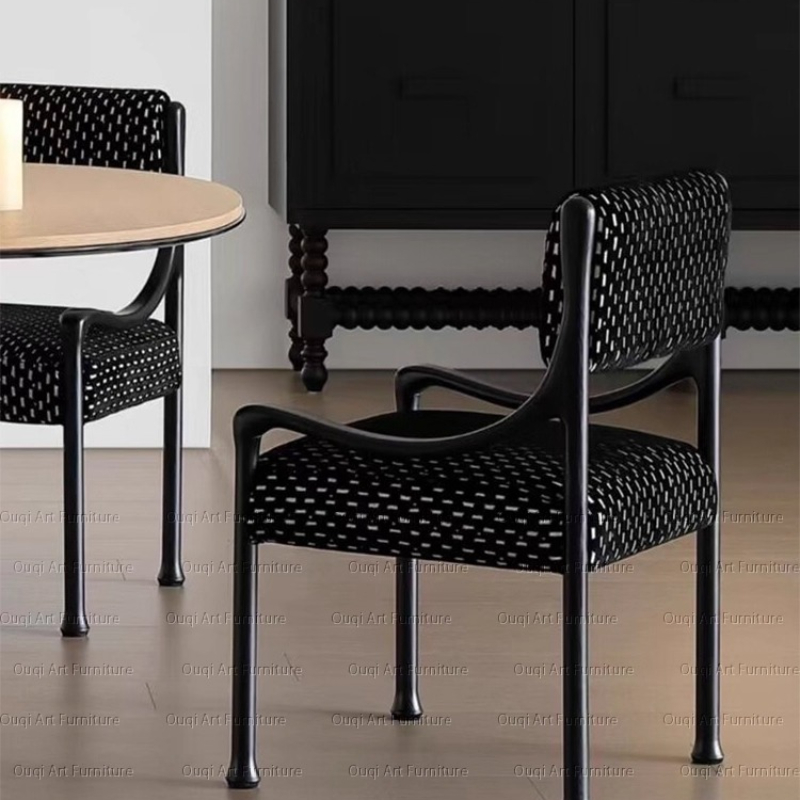 Luxury Black Dining Chair Mini - Home Office Japandi avis et prix