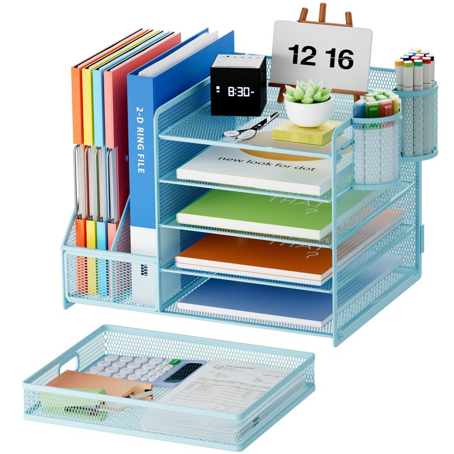 Desk Organizer with File Holde - Letter Tray Desk avis et prix