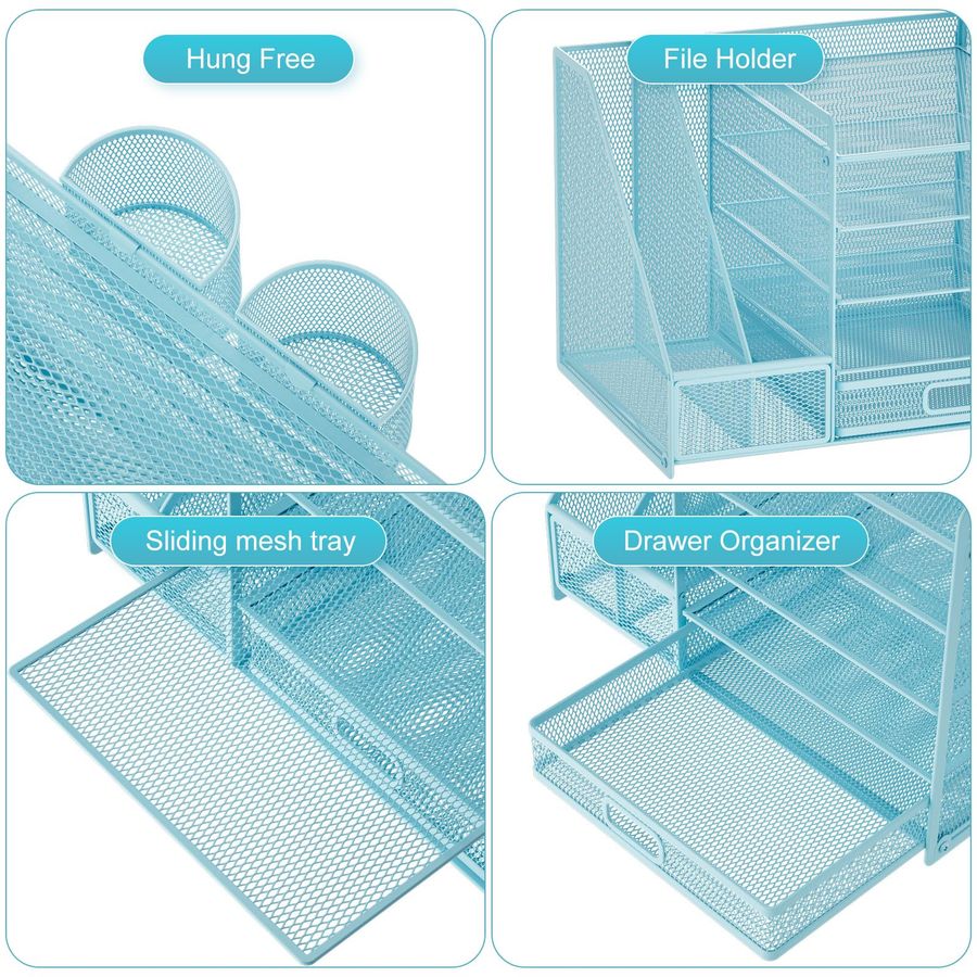 Desk Organizer with File Holde - Letter Tray Desk avis et prix