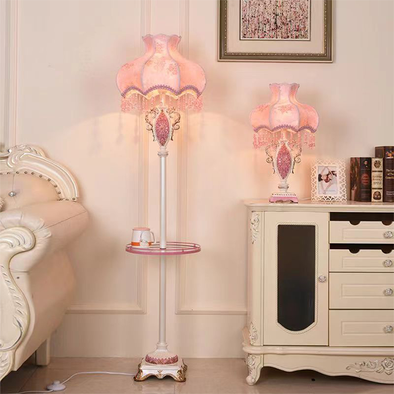 European Pink Table Lamp Luxur - Desk Lamp Led avis et prix